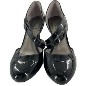 Lifestride Simply Pump Heels Women Size 6M Paige Asymmetric Double Straps Casual